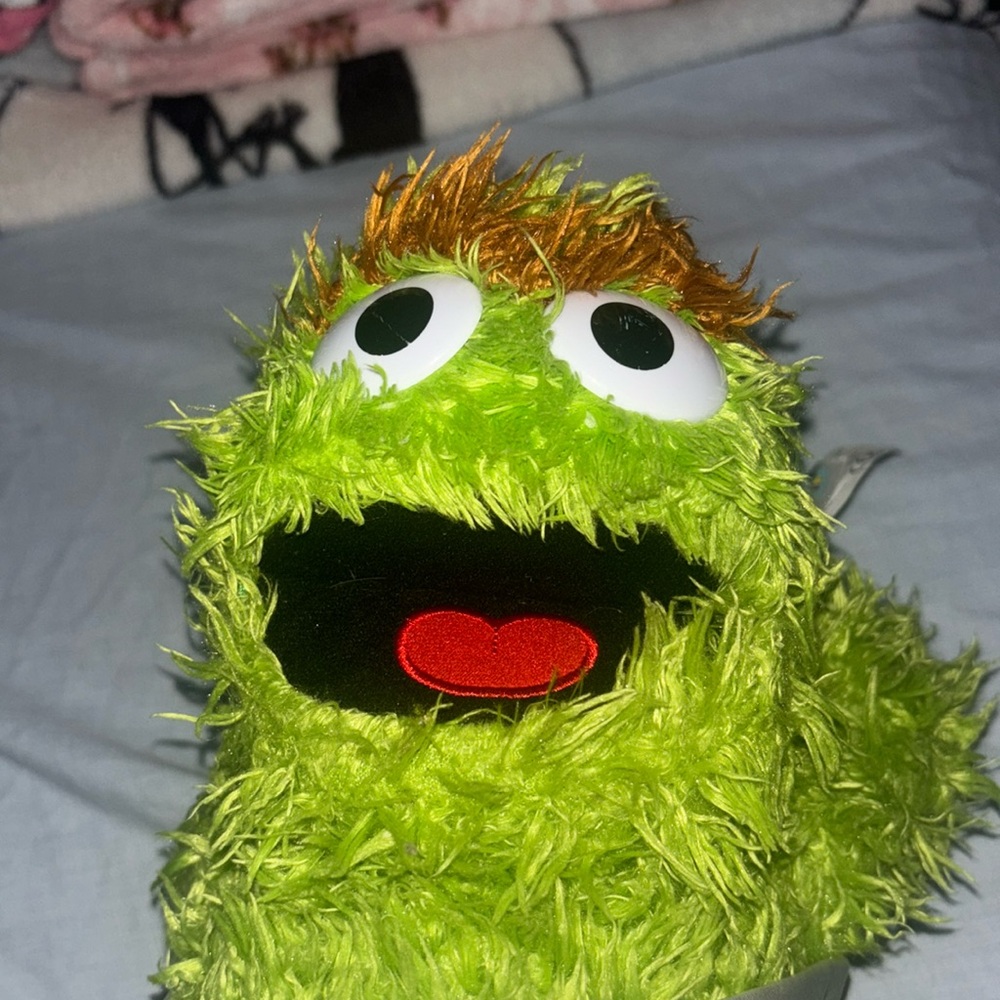 Oscar the grouch plushie